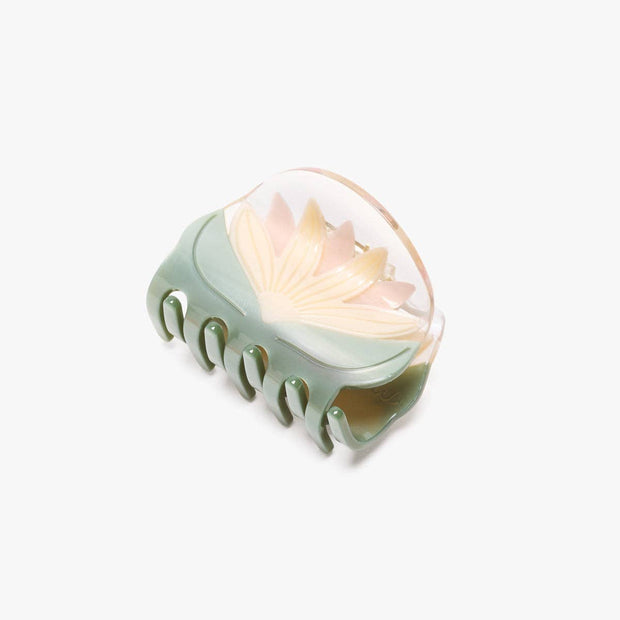 Water Lily White Lotus Flower Hair Clip Winona Irene