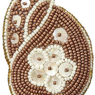 Triton Bronze Beaded Ornament