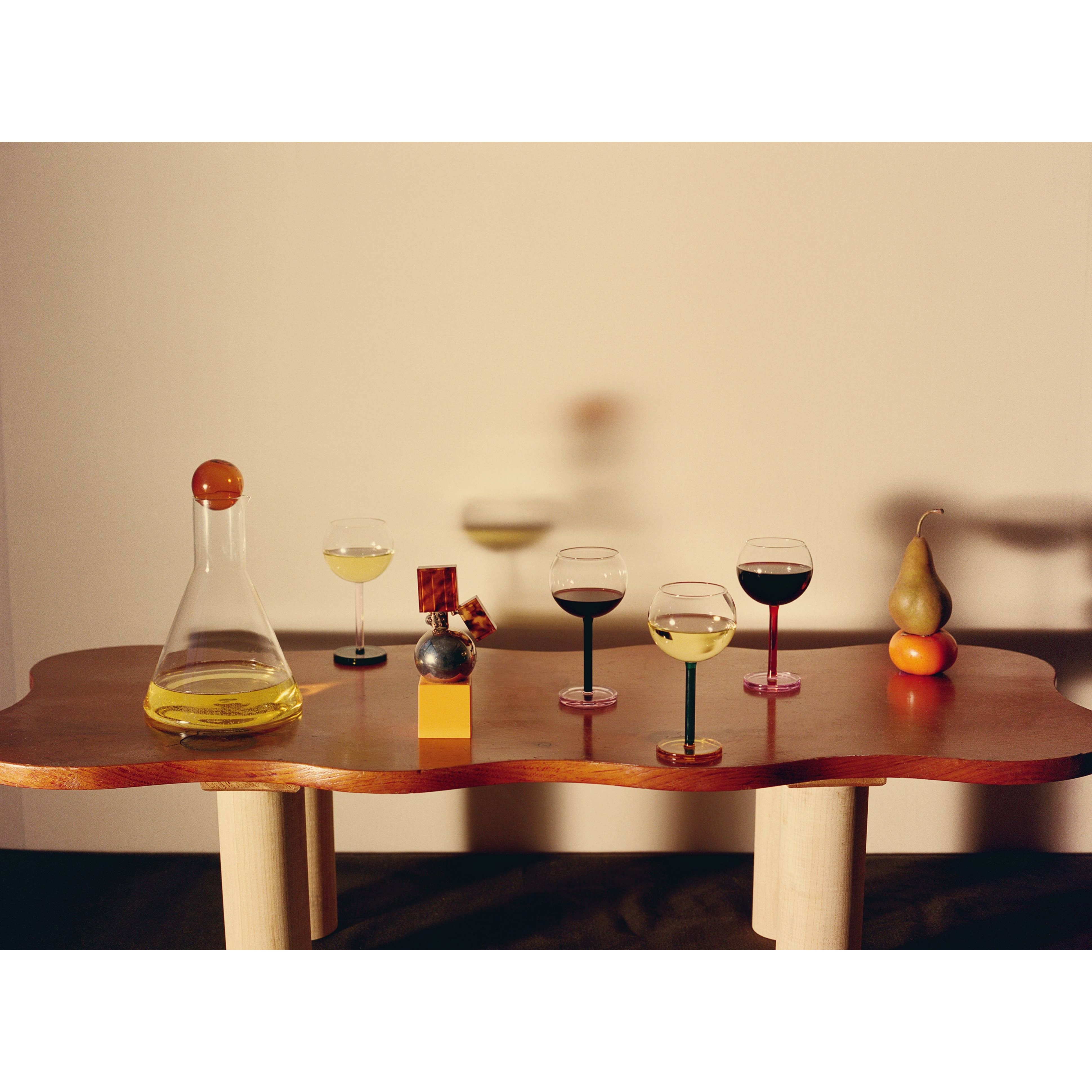 Bilboquet Wine Glasses, Golden Hour
