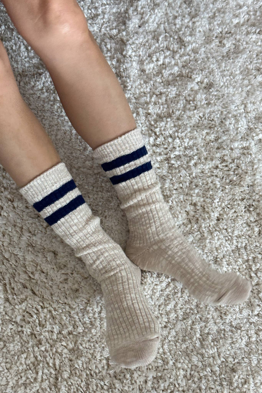 Cottage Varsity Sock Le Bon Shoppe Crew Socks Women