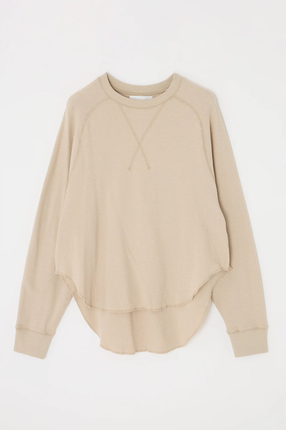 Round Hem Loose Long Tee