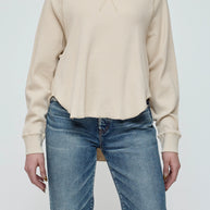 Round Hem Loose Long Tee