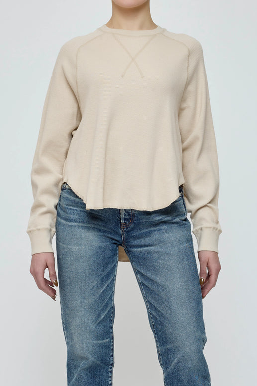 Round Hem Loose Long Tee