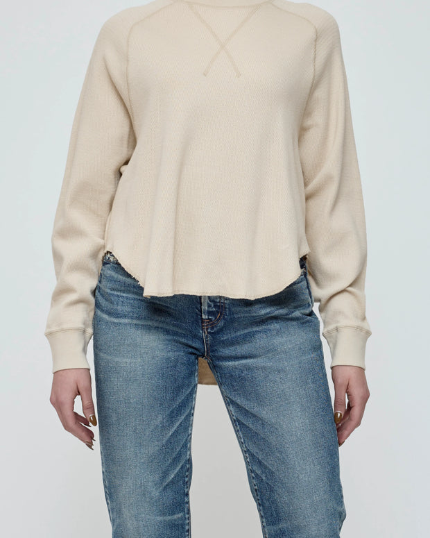 Round Hem Loose Long Tee