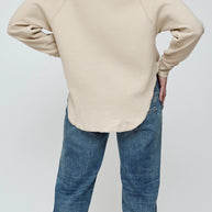 Round Hem Loose Long Tee