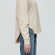 Round Hem Loose Long Tee