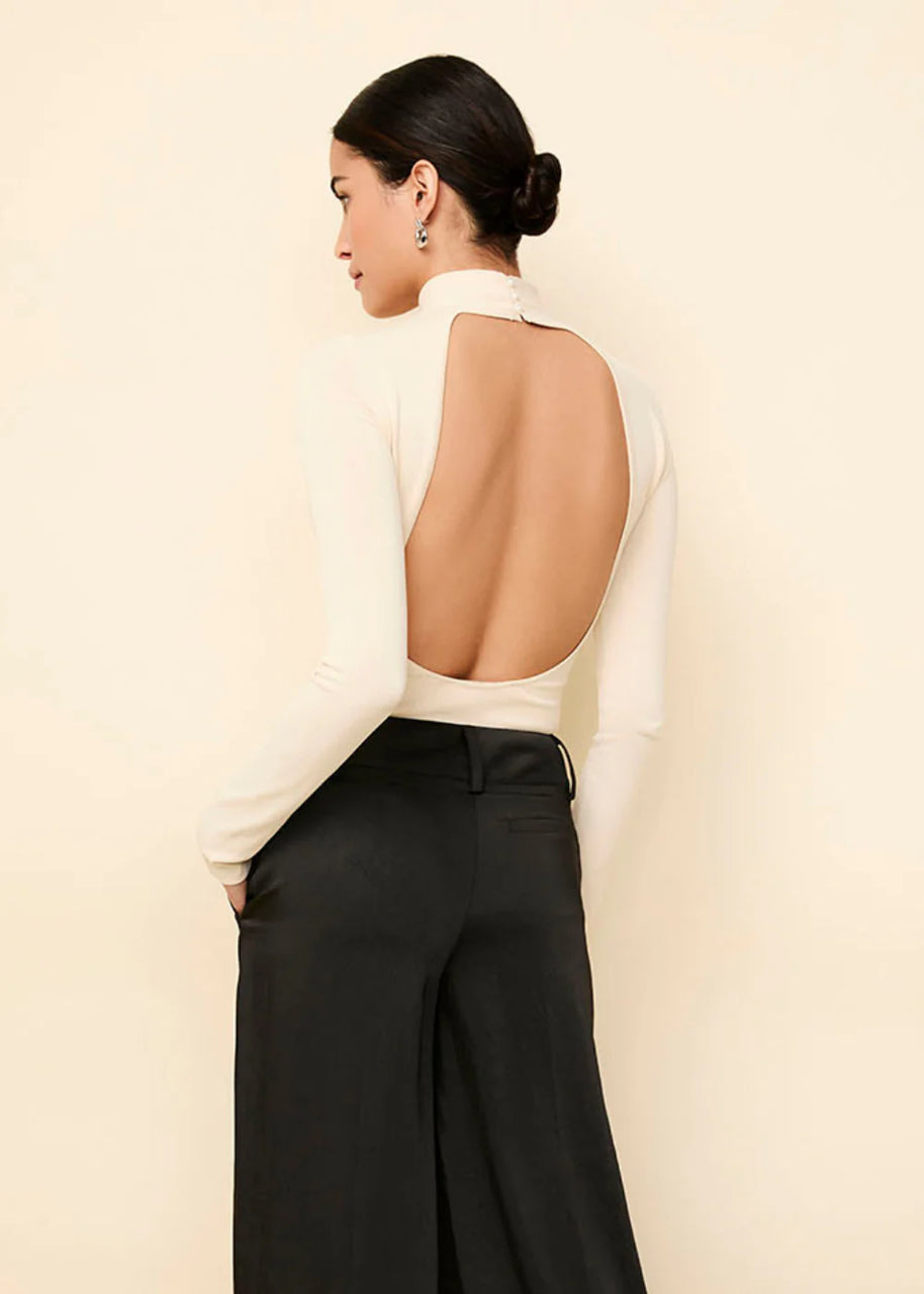 Solid and Striped Noadia long sleeve bodysuit 