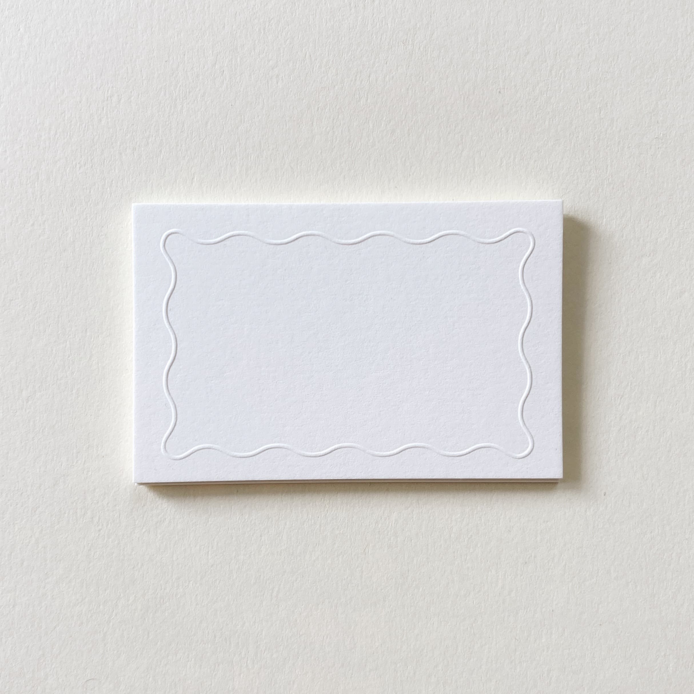 Squiggle Place Cards - Set of 12