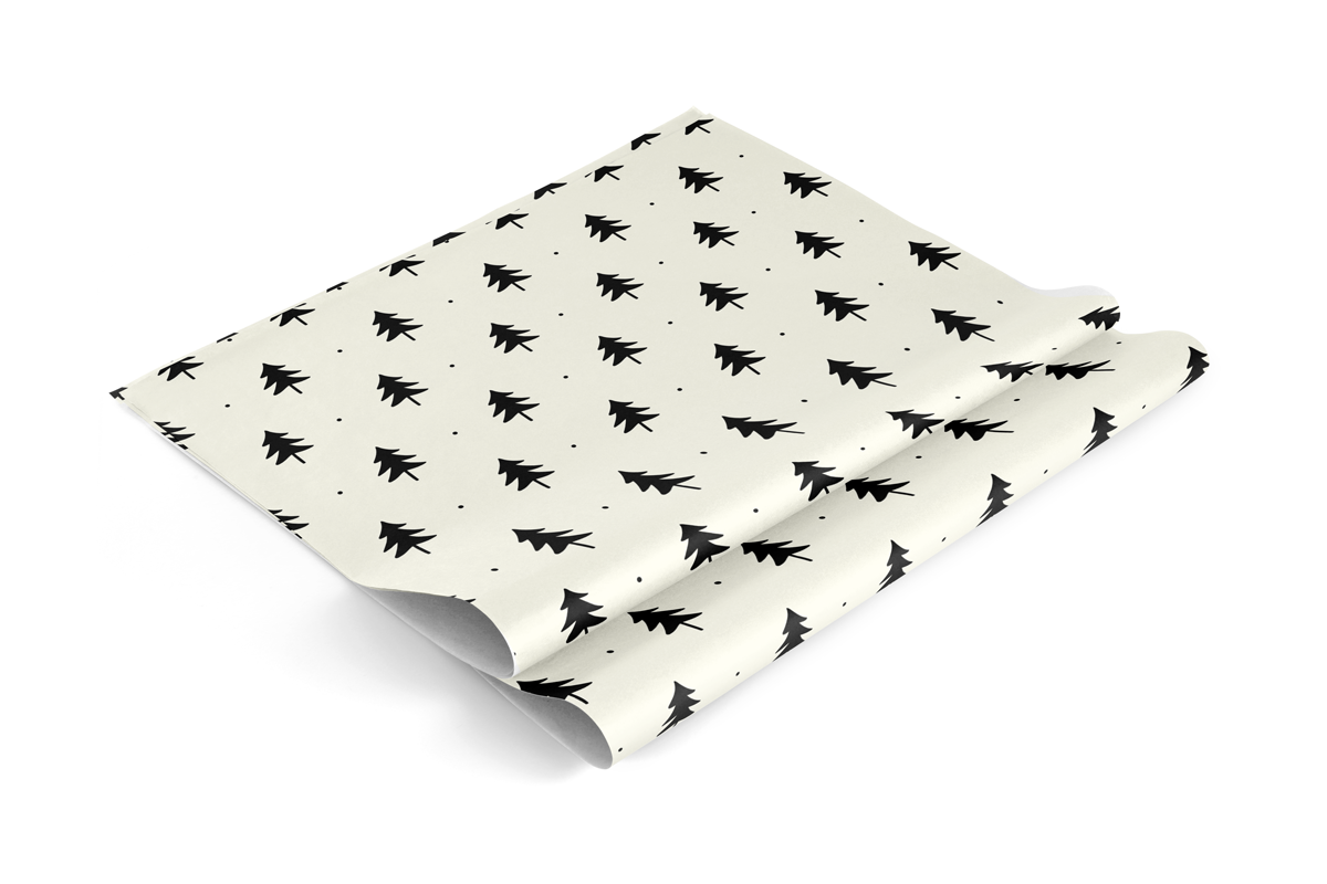 Tree Silhouette - Gift Wrap (Rolls)