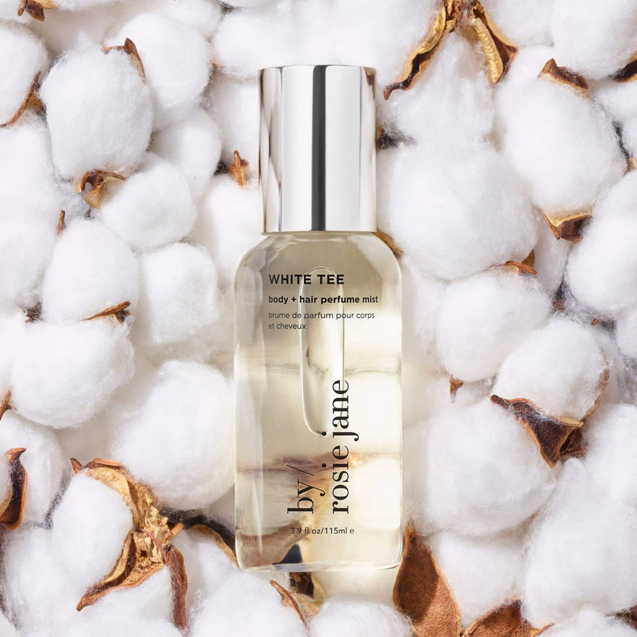 By Rosie Jane Hair and Body Perfume Mist in White Tee
