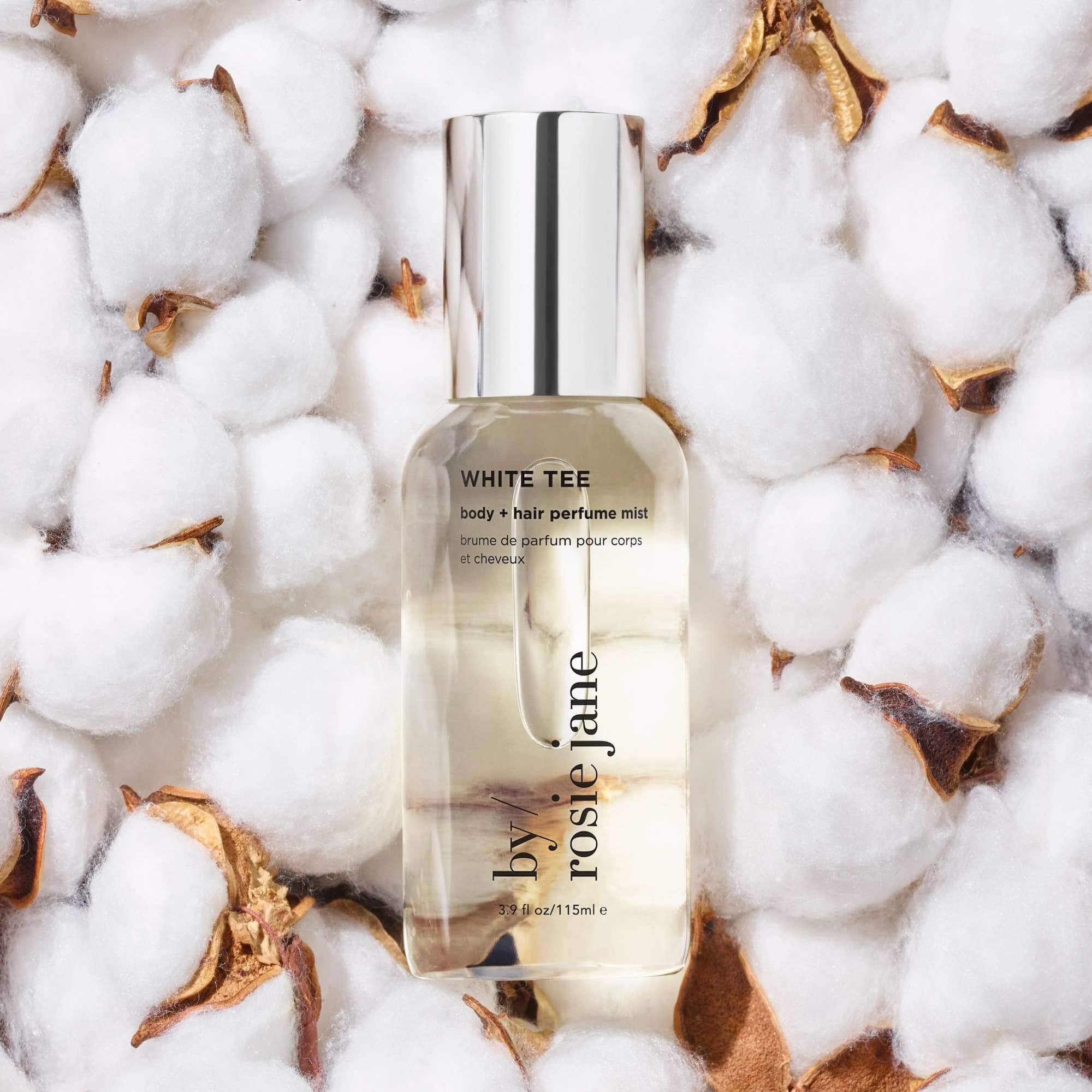 By Rosie Jane Hair and Body Perfume Mist in White Tee