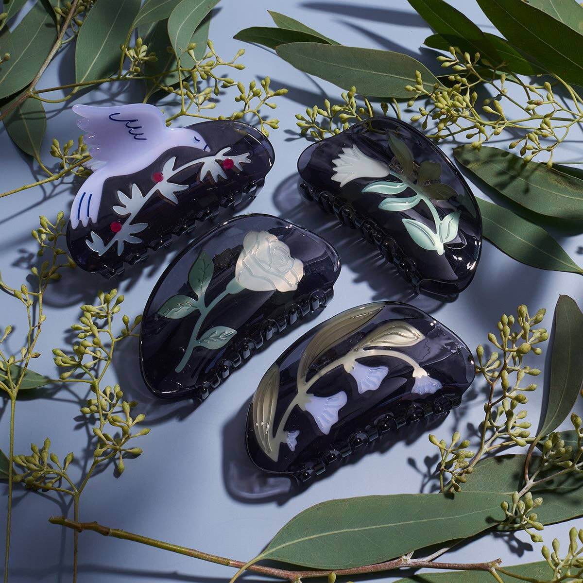 Belladonna Floral Hair Claw