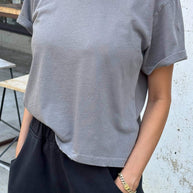 Le Bon Shoppe Darling Tee in Ash 