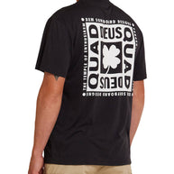 Deus Ex Machina Quad Tee Mens Black Graphic T-shirt 