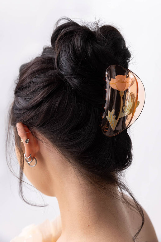 California Poppy Hair Claw