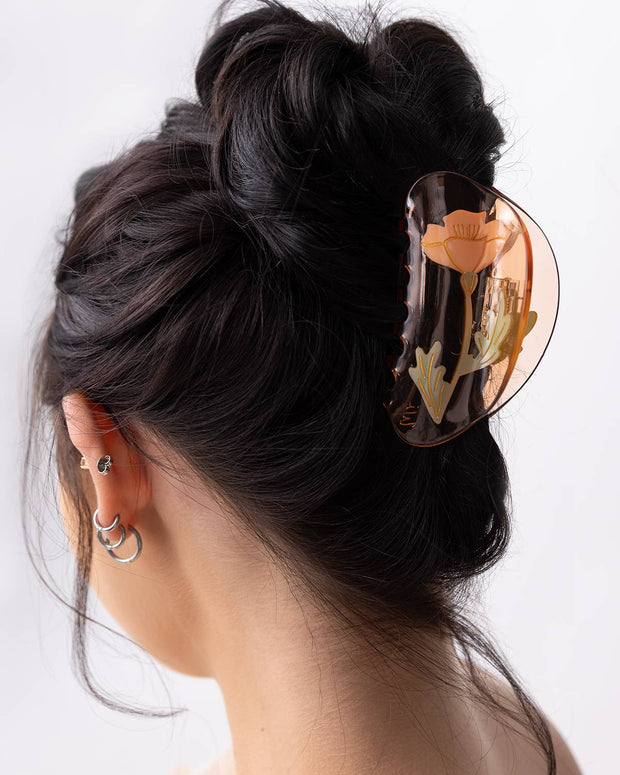 California Poppy Hair Claw