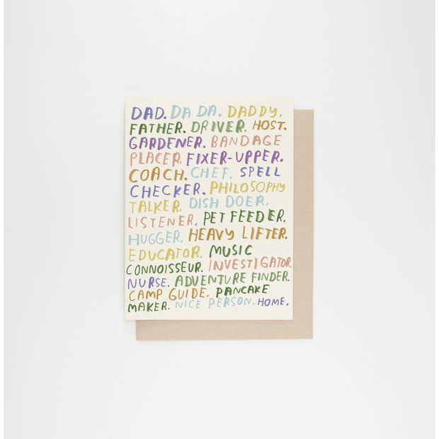 Dad, You're All That Card