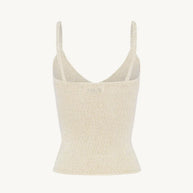 Carolina camisole asta resort - ivory sequin - sparkly tank top 