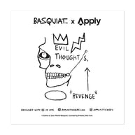 Basquiat's Notebooks sticker sheet 