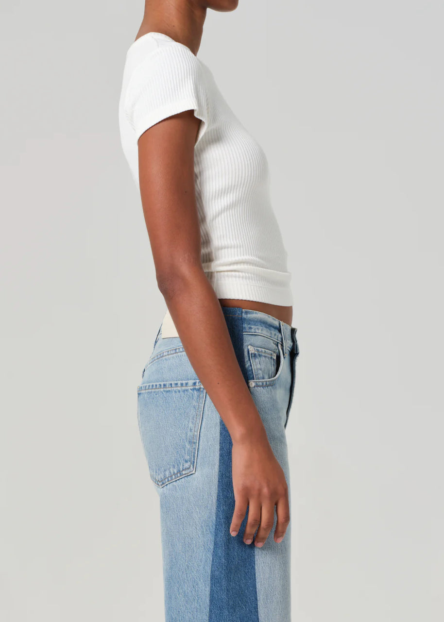 Citizens of Humanity Nello Tee in White Pashmina