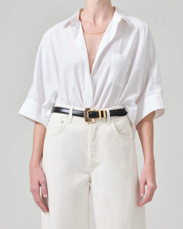 Citizens of Humanity - Claire Origami shirt in Optic White - Button Up shirt 