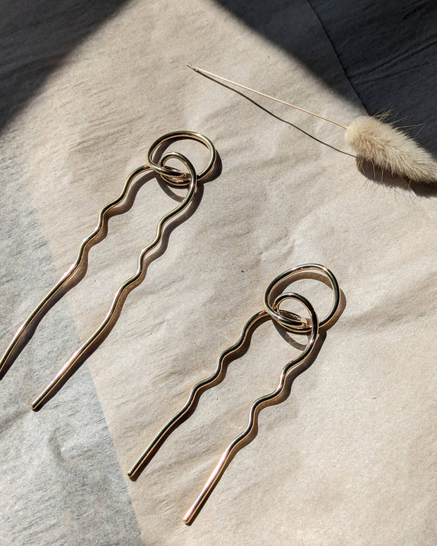 Scribble hair fork - hair accessories - hair style - modern hair accessories 
