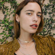 Petite Industrial Safety Pin Necklace