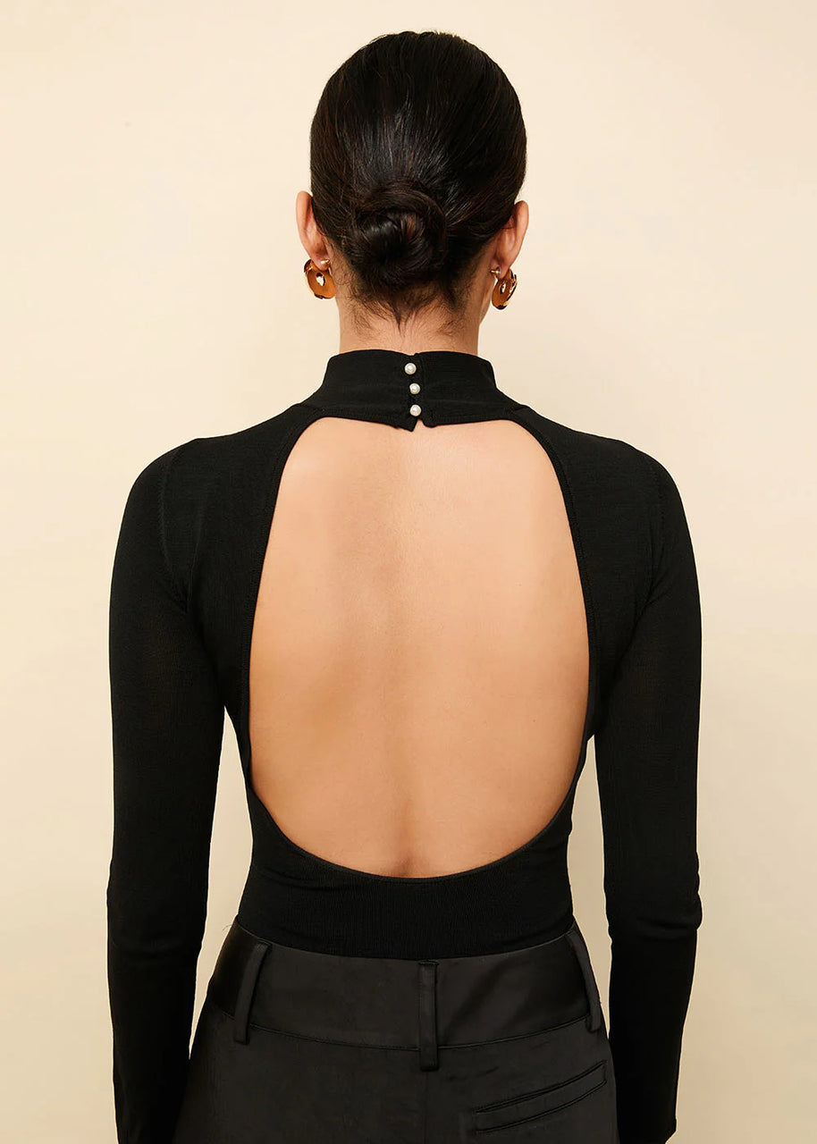 Solid and Striped Noadia long sleeve bodysuit 