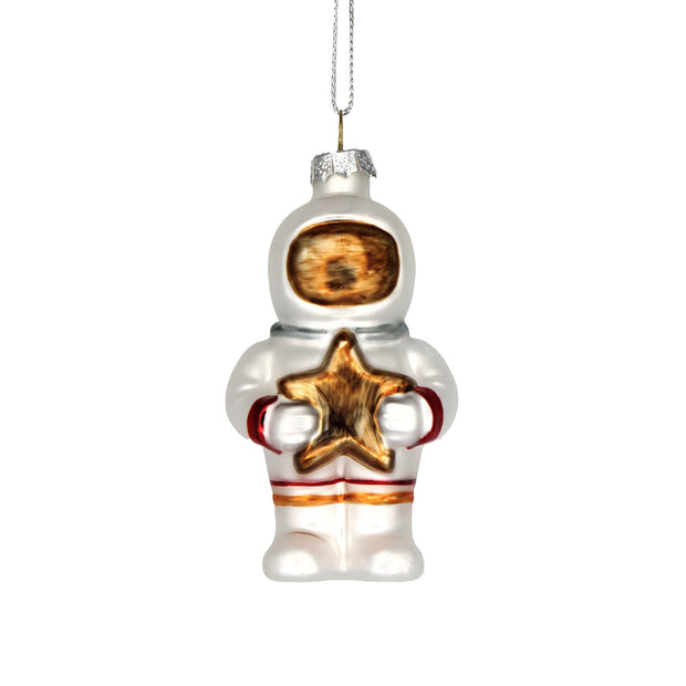 Astronaut glass ornament - ornament gifts 
