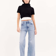 Angie Cropped Flare | Sky Blue