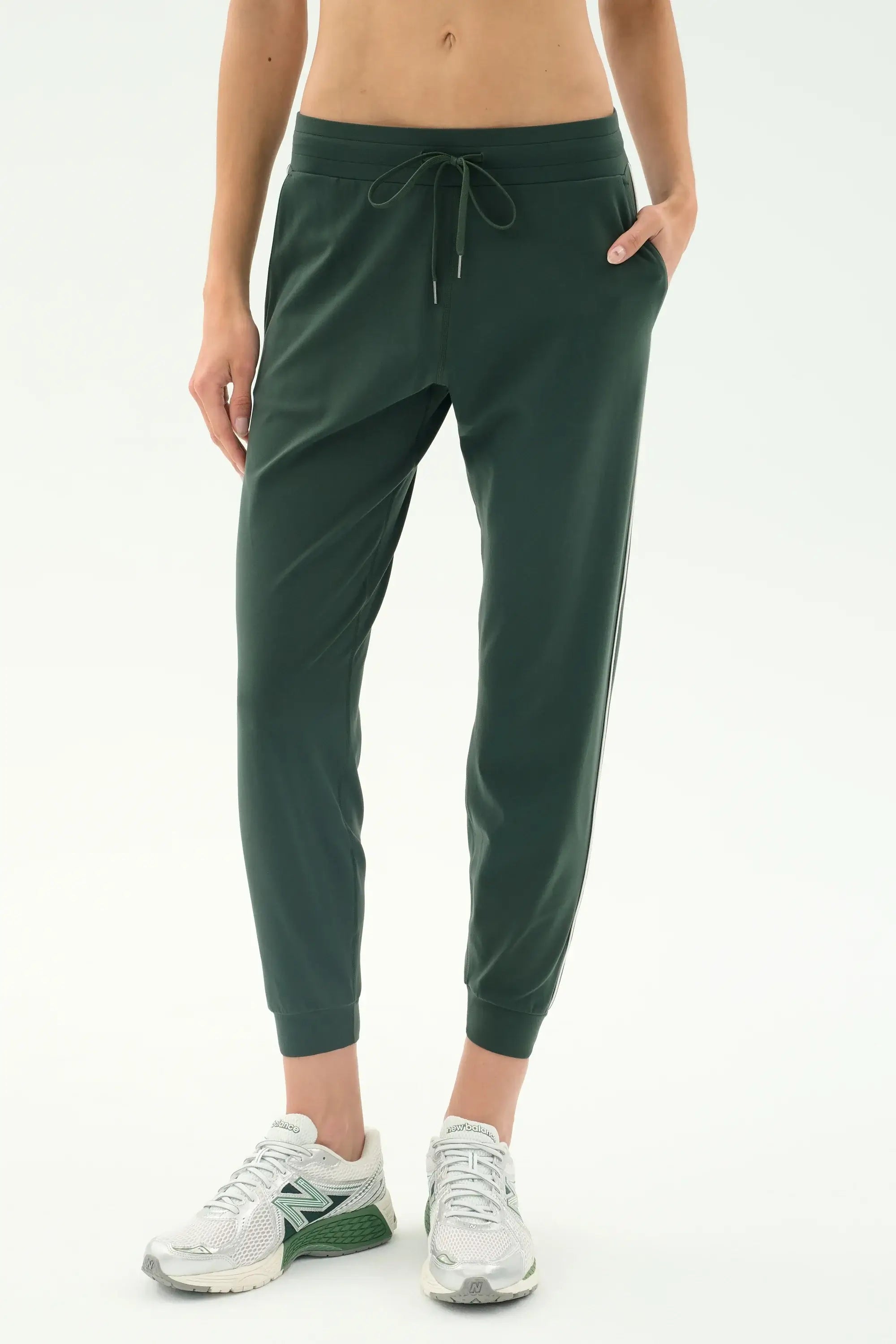 Splits59 Airtight Jogger in Military and White 