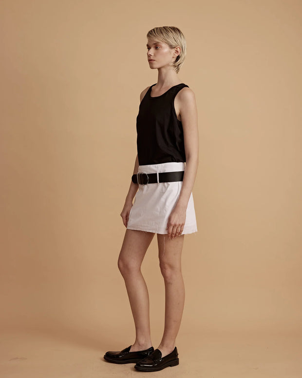 Echo Round Neck Tank Top | Black