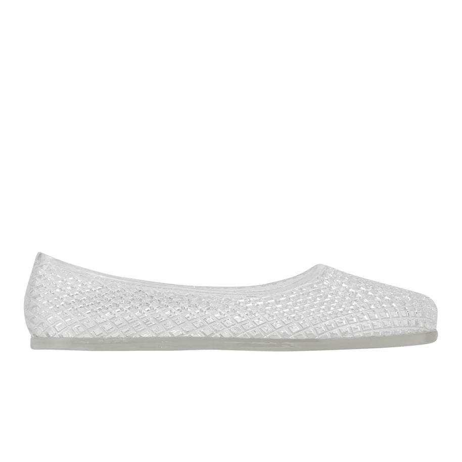 Ancient Greek Sandal Iron Flats in Clear