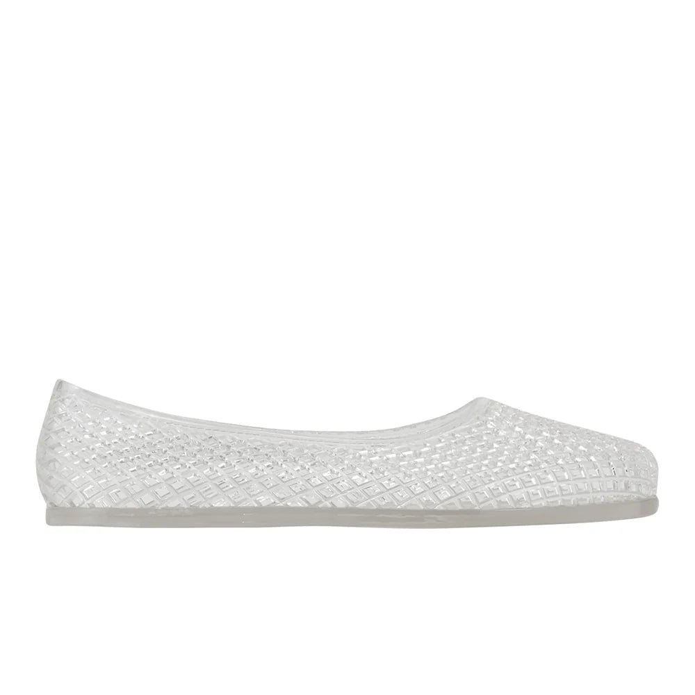 Ancient Greek Sandal Iron Flats in Clear