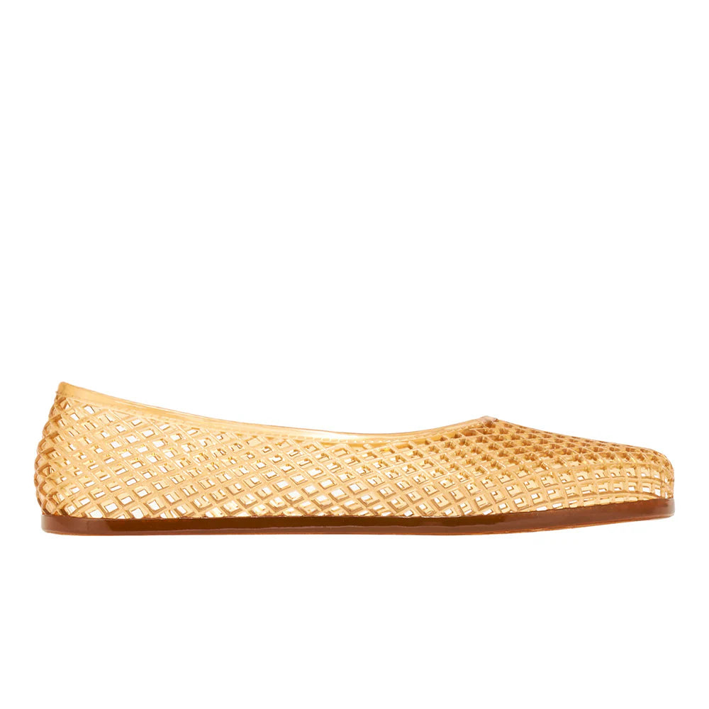 Ancient Greek Iro Flats in Caramel 