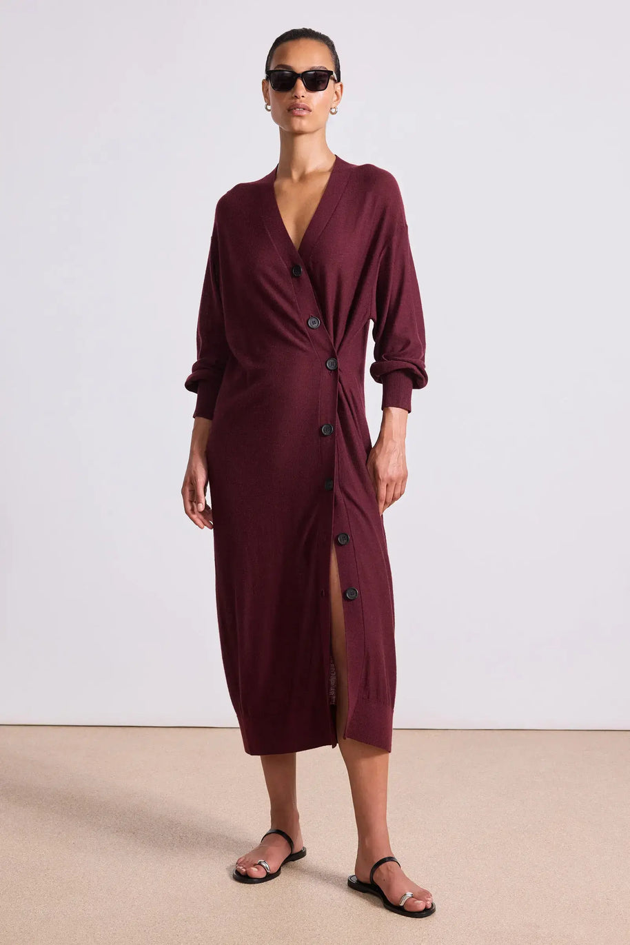 Drippy Cardi Dress | Mulberry