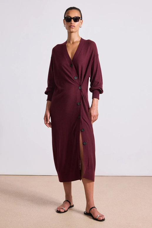 Drippy Cardi Dress | Mulberry