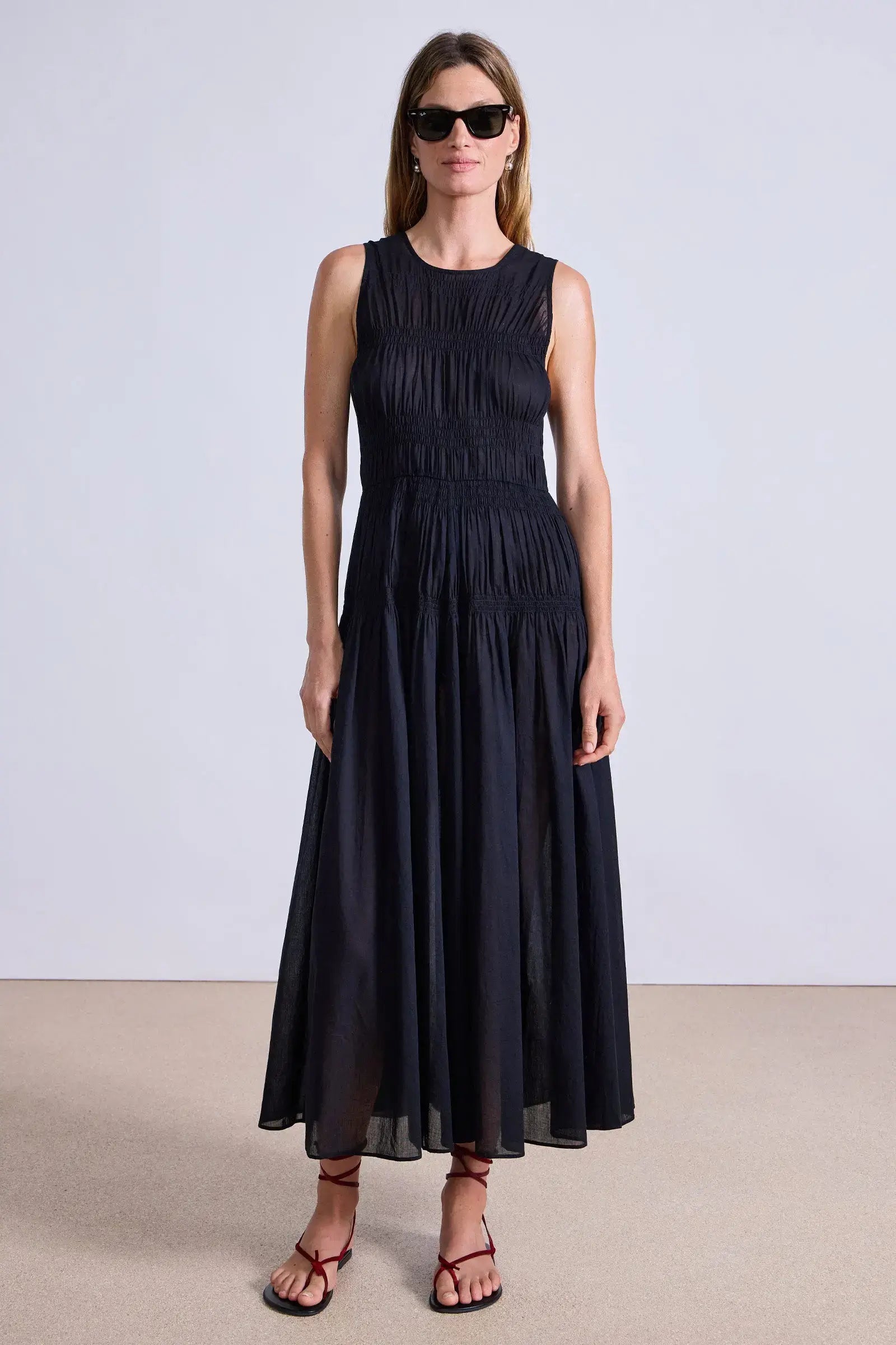 Apiece Apart Fabiana Maxi Dress Black