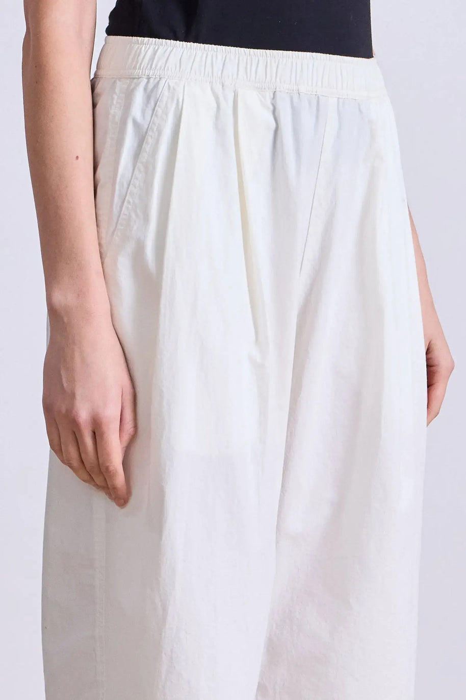 Apiece Apart Spa Pleat Pant in Cream