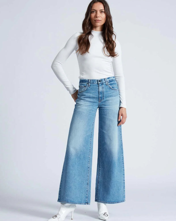 Askk Ny Atomic Wide Leg Jeans Light wash wide leg jeans 