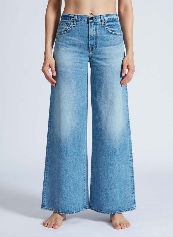 Askk Ny Atomic Wide Leg Jeans Light wash wide leg jeans 