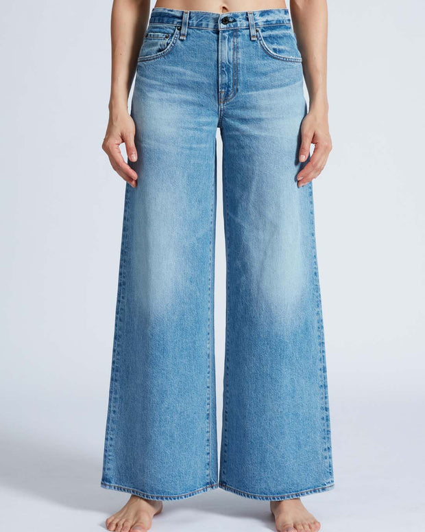 Askk Ny Atomic Wide Leg Jeans Light wash wide leg jeans 