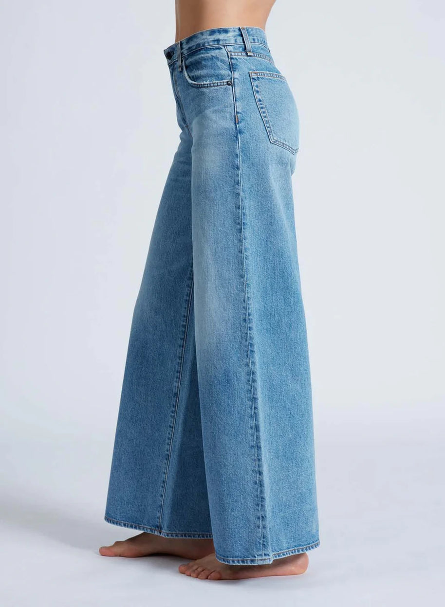Askk Ny Atomic Wide Leg Jeans Light wash wide leg jeans 
