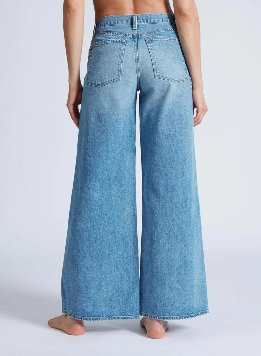 Askk Ny Atomic Wide Leg Jeans Light wash wide leg jeans 