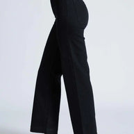 Askk NY Sailor Jean Black Resin Black Wide Leg Jeans 