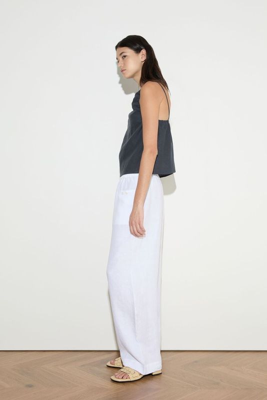 Deiji Studios Asymmetric Tie Top Ink