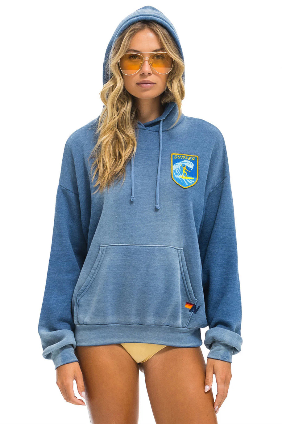 Surfer wave Patch Hoodie Aviator Nation
