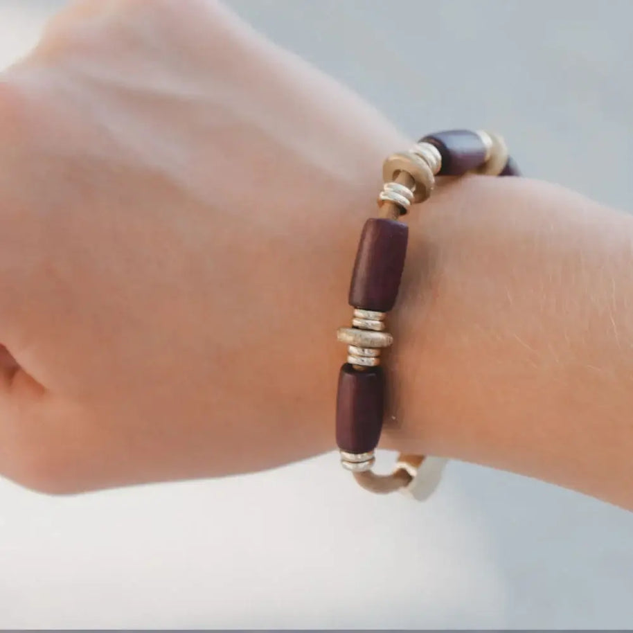 By Lilla Hair Tie Bracelet Boardwalk 