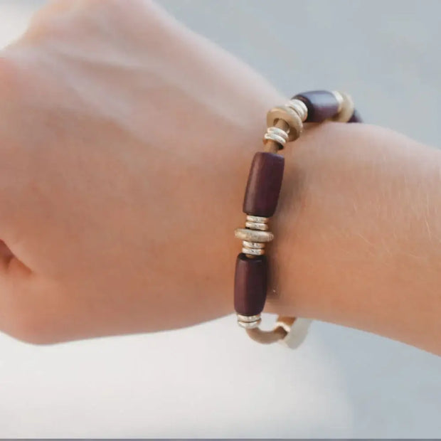 By Lilla Hair Tie Bracelet Boardwalk 