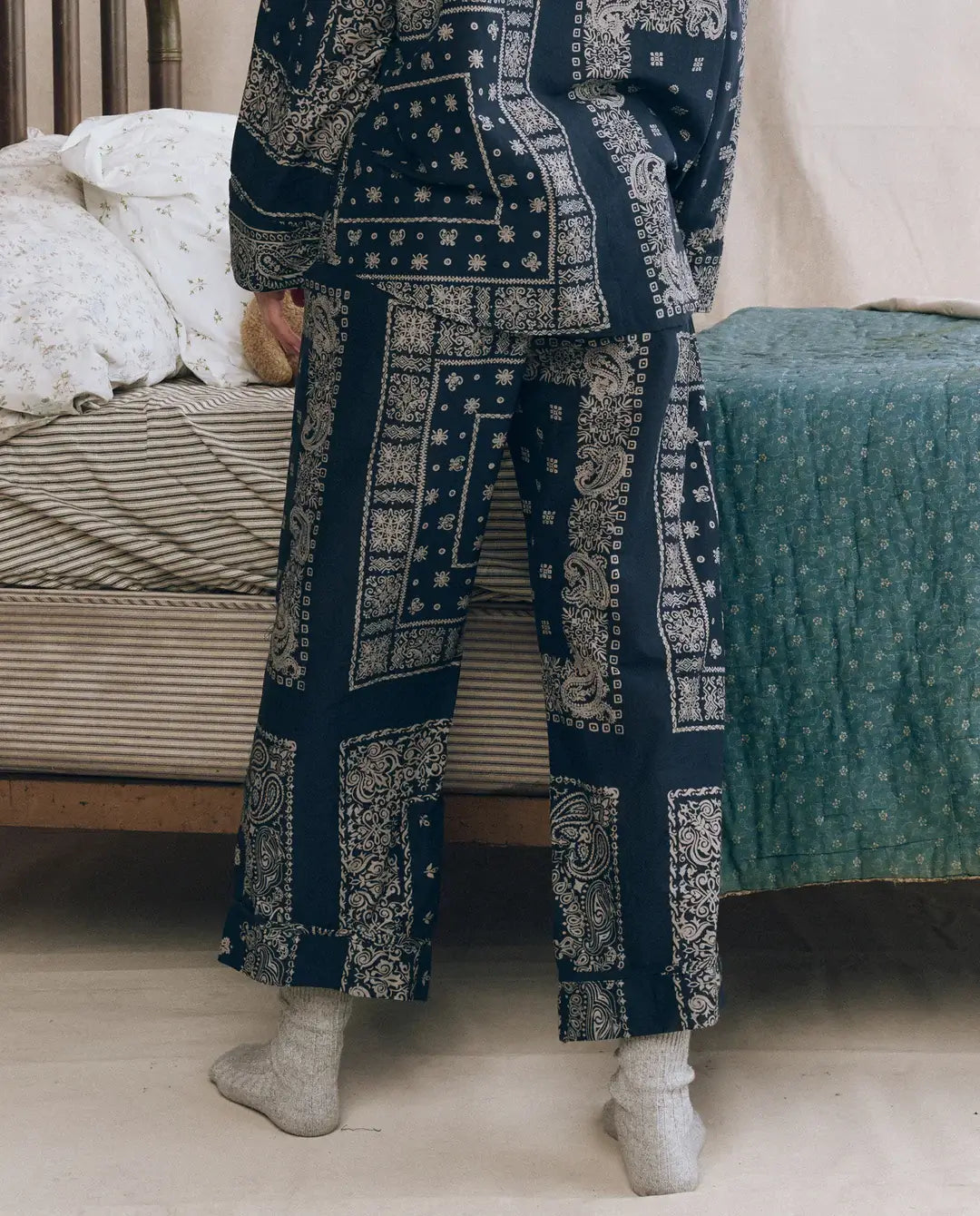 The Easy Sleep Pant | Bandana Patchwork